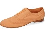 Orange Business Melvin & Hamilton Hochzeitsschuhe & Oxford Schuhe mit Schnürsenkel aus Leder für Damen Größe 39 mit Absatzhöhe bis 3cm für den für den Sommer 