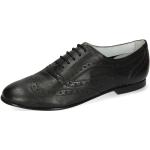 Schwarze Business Melvin & Hamilton Hochzeitsschuhe & Oxford Schuhe mit Schnürsenkel aus Leder für Damen Größe 42 mit Absatzhöhe bis 3cm für den für den Sommer 