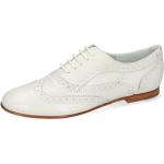 Weiße Business Melvin & Hamilton Hochzeitsschuhe & Oxford Schuhe mit Schnürsenkel aus Leder für Damen Größe 38 mit Absatzhöhe bis 3cm für den für den Sommer 