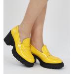 Gelbe Melvin & Hamilton Blockabsatz High Heels & Stiletto-Pumps für Damen Größe 39 mit Absatzhöhe 5cm bis 7cm 