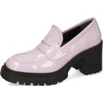 Reduzierte Violette Melvin & Hamilton Blockabsatz High Heels & Stiletto-Pumps aus Leder für Damen Größe 41 mit Absatzhöhe 5cm bis 7cm 