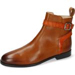 Reduzierte Braune Melvin & Hamilton Susan Ankle Boots & Klassische Stiefeletten aus Leder für Damen Größe 39 mit Absatzhöhe bis 3cm für den für den Herbst 