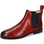 Rote Melvin & Hamilton Susan Chelsea-Boots für Damen Größe 39 mit Absatzhöhe bis 3cm für den für den Herbst 