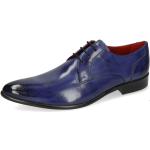 Reduzierte Blaue Business Melvin & Hamilton Toni Derby Schuhe mit Schnürsenkel aus Büffelleder für Herren Größe 48 mit Absatzhöhe bis 3cm für den für den Sommer 
