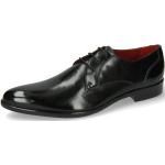 Schwarze Business Melvin & Hamilton Toni Derby Schuhe mit Schnürsenkel aus Leder für Herren Größe 46 mit Absatzhöhe bis 3cm für den für den Sommer 