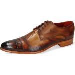 Braune Business Melvin & Hamilton Toni Derby Schuhe mit Schnürsenkel aus Leder für Herren Größe 46 mit Absatzhöhe bis 3cm für den für den Sommer 