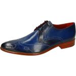 Blaue Business Melvin & Hamilton Toni Derby Schuhe mit Schnürsenkel aus Leder für Herren Größe 46 mit Absatzhöhe bis 3cm für den für den Sommer 