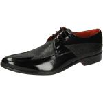 Schwarze Business Melvin & Hamilton Toni Derby Schuhe mit Schnürsenkel aus Leder für Herren Größe 47 mit Absatzhöhe bis 3cm für den für den Sommer 