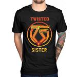 Men Cotton T Shirt Twisted Sister You Can't Stop Rock N Roll T Shirt Heavy Metal Rock Band Fashion Cause Tee Tops
