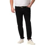 Schwarze MEN PLUS 5-Pocket Jeans aus Denim für Herren Große Größen 