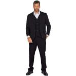 Men Plus Herren große Größen Übergrößen Menswear L-8XL Men+ Sakko, Baukasten, Regular Fit, bis 35 schwarz 58 200102100-58
