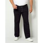 Schwarze Bestickte Casual MEN PLUS Jeans mit Stickerei aus Baumwolle für Herren Größe 7 XL 