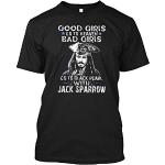 Men T Shirt Bad GO with Jack Sparrow T Shirt Tshirt Blacks