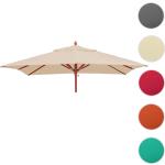 Cremefarbene Moderne Rechteckige Marktschirme & Sonnenschirme Gastronomie aus Textil UV-beständig 