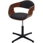 Dunkelgraue Moderne Mendler Designer Stühle pulverbeschichtet aus Textil höhenverstellbar 
