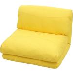 Gelbe Relaxsessel aus Textil mit verstellbarer Rückenlehne Breite 50-100cm, Höhe 50-100cm, Tiefe 50-100cm 