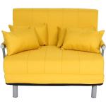 Gelbe Moderne Mendler Relaxsofas aus Textil klappbar Breite 100-150cm, Höhe 150-200cm, Tiefe 50-100cm 2 Personen 