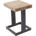 Braune Industrial Sitzhocker aus Massivholz Breite 0-50cm, Höhe 0-50cm, Tiefe 0-50cm 