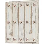 Weiße Shabby Chic Wandboards aus Holz Breite 0-50cm, Höhe 0-50cm, Tiefe 0-50cm 