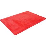 Rote Mendler Hochflor Läufer aus Textil 160x230 