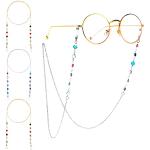 Silberne Brillenketten aus Metall für Kinder 