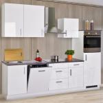 Weiße Moderne Menke Premium Einbauküchen Breite 150-200cm, Höhe 150-200cm, Tiefe 0-50cm 
