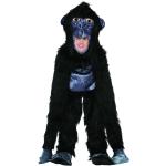 Schwarze Gorilla-Kostüme & Affen-Kostüme aus Polyester für Herren Einheitsgröße 