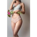 Nudefarbene Perioden-Slips aus Baumwolle für Damen Größe XS 
