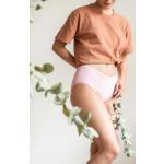 Pinke Perioden-Slips aus Baumwolle für Damen Größe XL 