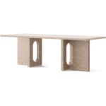 Sandfarbene Menu AS Rechteckige Lounge Tische aus Stein Breite 100-150cm, Höhe 100-150cm, Tiefe 0-50cm 