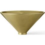 Audo - Taper Bowl - gold, Metall - 26x14x26 cm - messing (802)