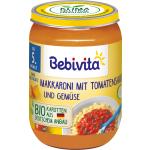 Menü Makkaroni mit Tomatensauce und Gemüse, ab dem 5.Monat Bebivita (190 g)