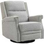 Graue Moderne Loungestühle mit verstellbarer Rückenlehne 