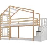 Bunte Hausbetten aus Massivholz mit Schublade 90x200 
