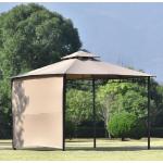 Reduzierte Beige Pavillon-Zubehör aus Metall UV-beständig 3x3 