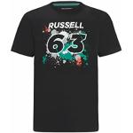 MERCEDES AMG PETRONAS Formula One Team - Offizielle Formel 1 Merchandise Kollektion- George Russell #63 T-Shirt - Schwarz - Größe: XXL