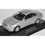 Mercedes-Benz CLK Coupe C209 Silber 2002-2010 1/43 Minichamps Modell Auto mit individiuellem Wunschkennzeichen