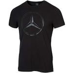 Schwarze Halblangärmelige Mercedes Benz Mercedes Benz Merchandise T-Shirts mit Automotiv aus Baumwolle für Herren Größe XL 
