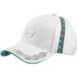 Silbergraue Karo Sportliche Mercedes Benz Mercedes Benz Merchandise Damenschirmmützen mit Glitzer aus Baumwolle 