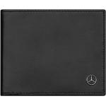 Schwarze Mercedes Benz Mercedes Benz Merchandise Geldbörsen mit Geldklammer aus Kalbsleder mit RFID-Schutz 