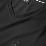 Schwarze Mercedes Benz Mercedes Benz Merchandise V-Ausschnitt T-Shirts für Herren Größe XXL 
