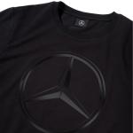 Schwarze Halblangärmelige Mercedes Benz Merchandise T-Shirts mit Automotiv für Herren Größe M 