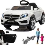 Mercedes GLA45 AMG Kinderauto Kinderfahrzeug Kinder Elektroauto mit Tür Weiss