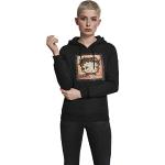 Unifarbene Streetwear MERCHCODE Betty Boop Damenhoodies & Damenkapuzenpullover 