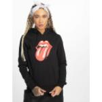 Schwarze MERCHCODE Rolling Stones Damenhoodies & Damenkapuzenpullover mit Kapuze Größe XXL für den für den Herbst 