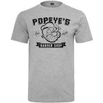 Graue MERCHCODE Popeye T-Shirts aus Baumwollmischung für Herren Übergrößen 