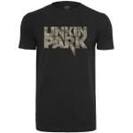 Merchcode Kurzarmshirt » Herren Linkin Park Distressed Logo Tee«, schwarz