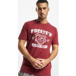 Merchcode Männer T-Shirt Popeye Barber Shop in rot M rot