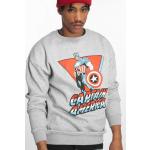 Merchcode Sweatshirt Captain America grey (MC382GRY)