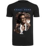 Schwarze Animal-Print Hip Hop MERCHCODE T-Shirts mit Leopard-Motiv aus Jersey für Herren Größe S 